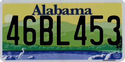 AL license plate 46BL453