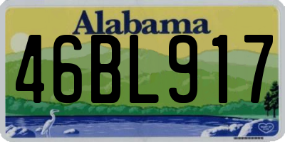 AL license plate 46BL917
