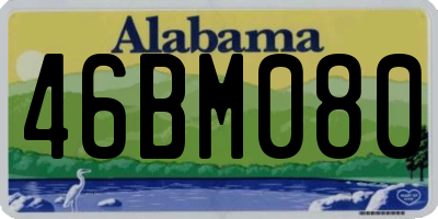 AL license plate 46BM080