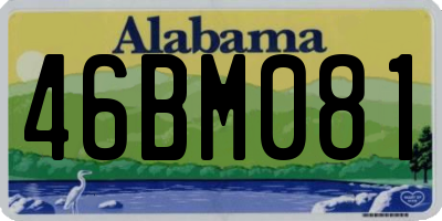 AL license plate 46BM081