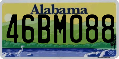 AL license plate 46BM088