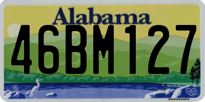 AL license plate 46BM127