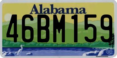 AL license plate 46BM159