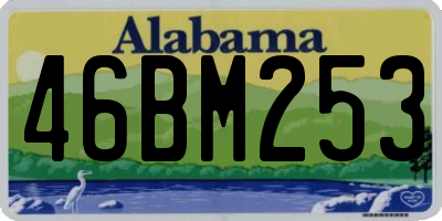 AL license plate 46BM253