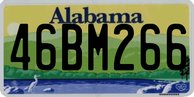 AL license plate 46BM266