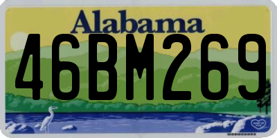 AL license plate 46BM269