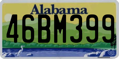 AL license plate 46BM399