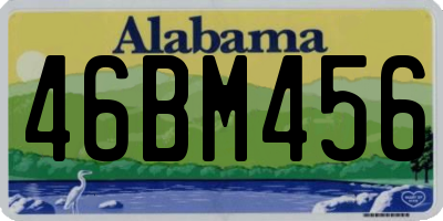 AL license plate 46BM456