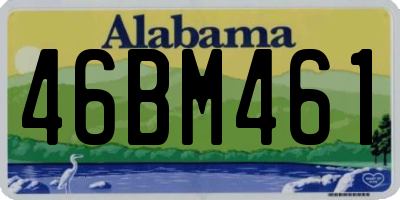 AL license plate 46BM461