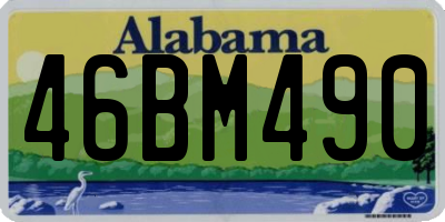 AL license plate 46BM490