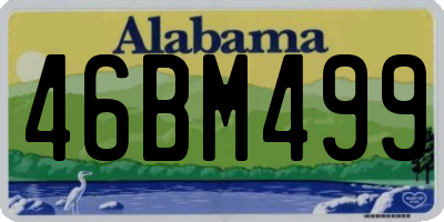 AL license plate 46BM499