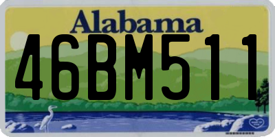 AL license plate 46BM511