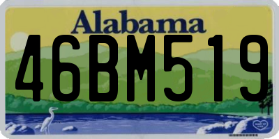 AL license plate 46BM519