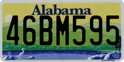 AL license plate 46BM595