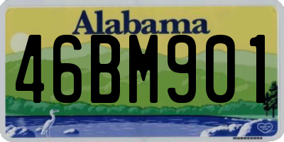 AL license plate 46BM901