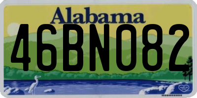 AL license plate 46BN082