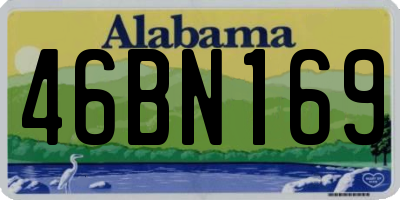 AL license plate 46BN169