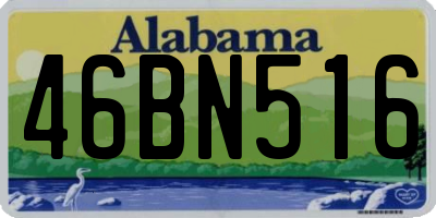 AL license plate 46BN516
