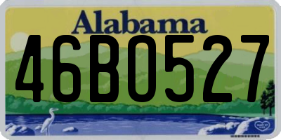 AL license plate 46BO527