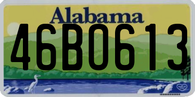 AL license plate 46BO613