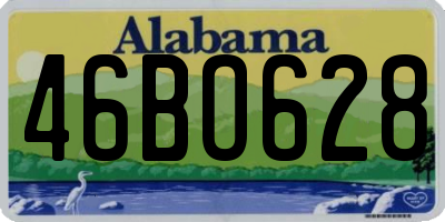 AL license plate 46BO628