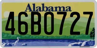 AL license plate 46BO727