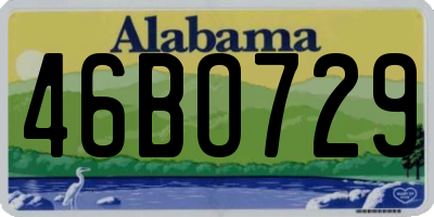 AL license plate 46BO729