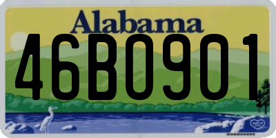 AL license plate 46BO901
