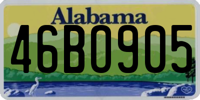 AL license plate 46BO905