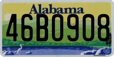 AL license plate 46BO908