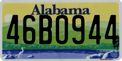 AL license plate 46BO944