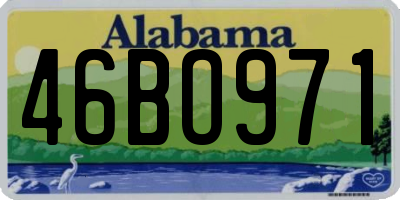 AL license plate 46BO971