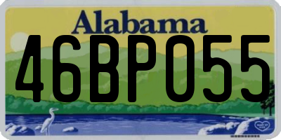 AL license plate 46BP055