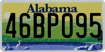 AL license plate 46BP095