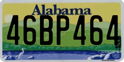 AL license plate 46BP464