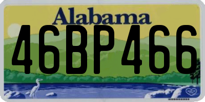 AL license plate 46BP466