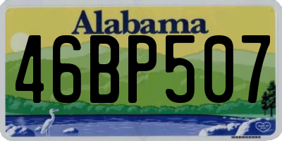 AL license plate 46BP507