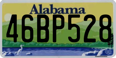AL license plate 46BP528