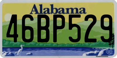 AL license plate 46BP529