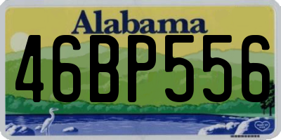 AL license plate 46BP556