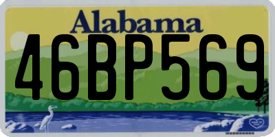 AL license plate 46BP569