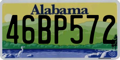 AL license plate 46BP572