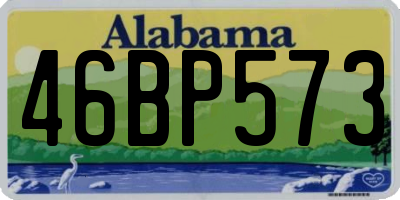 AL license plate 46BP573