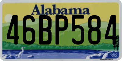 AL license plate 46BP584