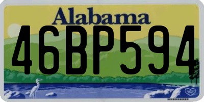AL license plate 46BP594