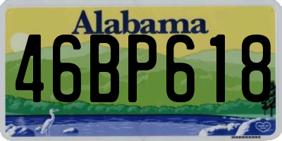 AL license plate 46BP618