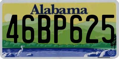 AL license plate 46BP625