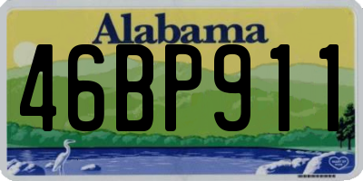 AL license plate 46BP911