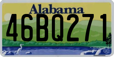 AL license plate 46BQ271