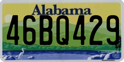 AL license plate 46BQ429